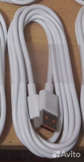 Провод, кабель зарядки USB-Type C на 6A 1м. и 2м