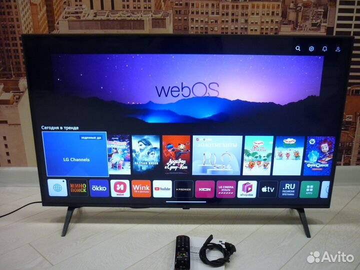 UHD 4K SMART LG 43UP77006 109см WiFi, Magic-пульт