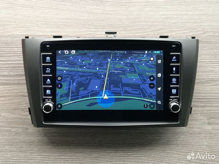 Магнитола Toyota Avensis 3 + физические кнопки