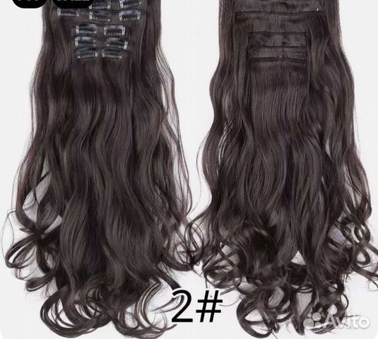 Волосы на заколках