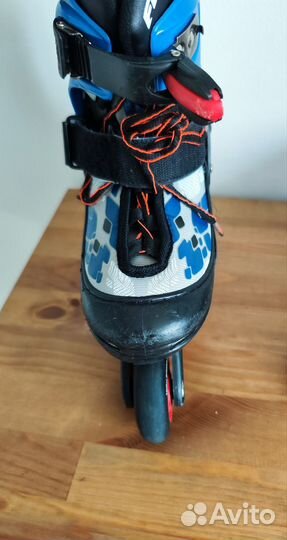 Крутые детские роликовые коньки Larsen Flash Blue