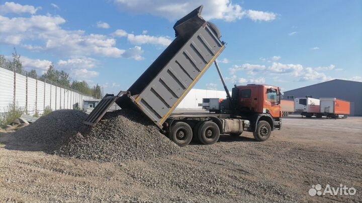Водитель самосвала Scania