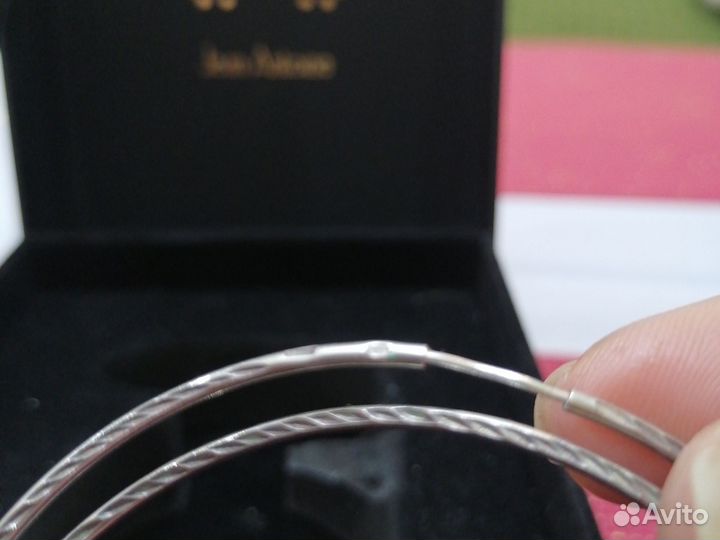 Серьги кольцо