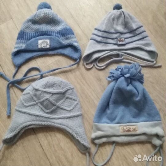 Детские шапочки для лета и весны, на 3-6 мес. Бесп