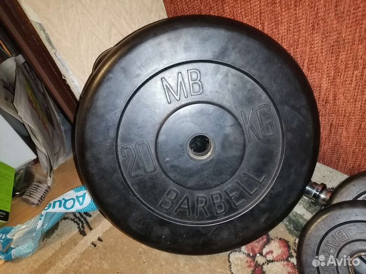 Штанга гриф блины