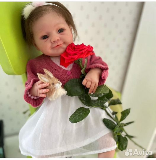 Куколка реборн, из молда Magdalena, ручная работа