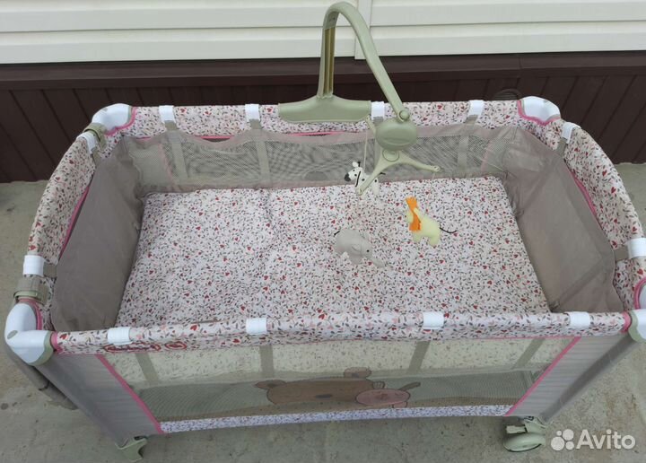 Детская кровать манеж