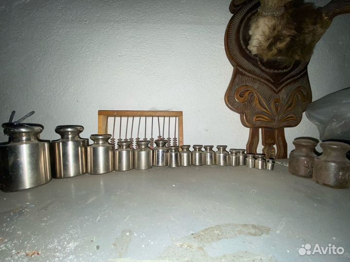 Набор гирь для ветерана торговли