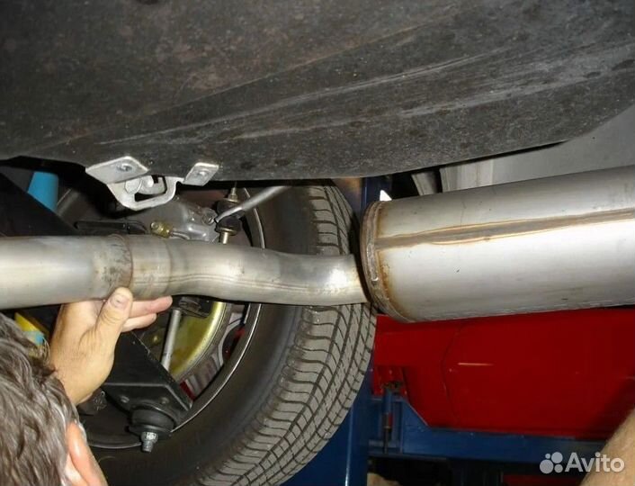 Замена глушителя Hyundai Tucson 2015-2018