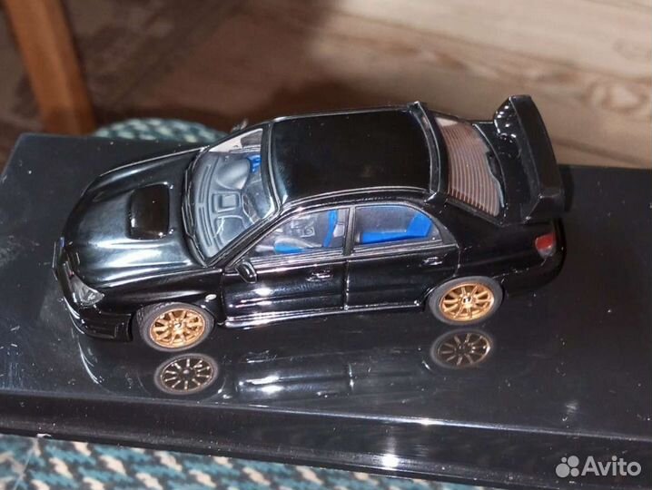 Subaru Impreza WRX STI 2006 Black. 1/43