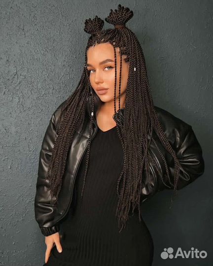 Плетение афрокосичек