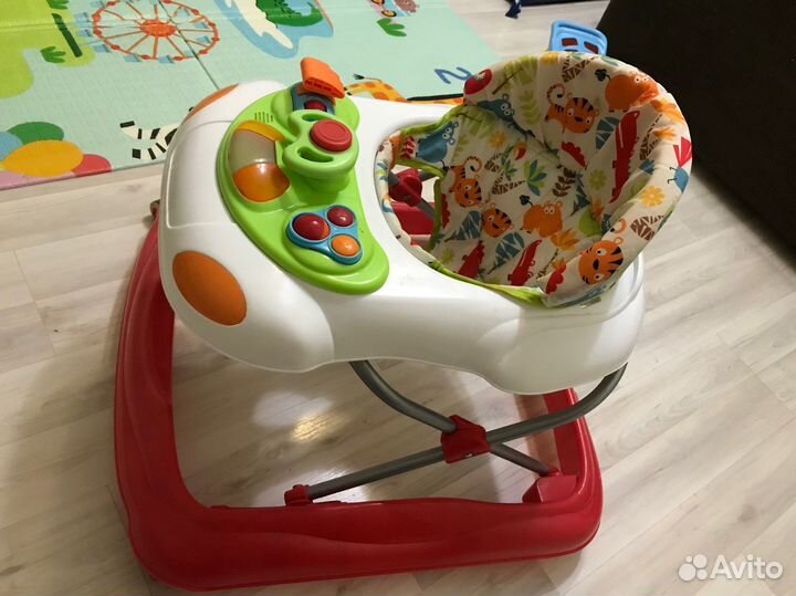 Ходунки speedy babyton red-white