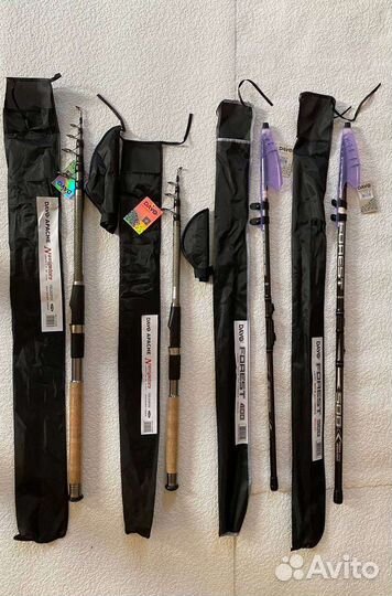 Карбоновые Телескопические удочки и Спиннинги 3-5м