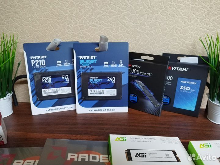 Новые SSD nvme, SATA гарантия 3 года