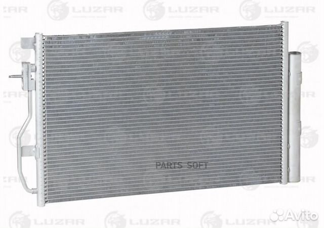 Luzar lrac-0595 Радиатор кондиц. для а/м Chevrolet