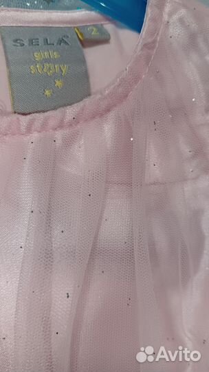 Нарядное платье для девочки 92