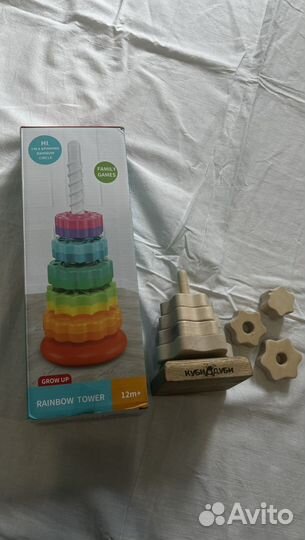 Пирамидка шестеренки и деревянная