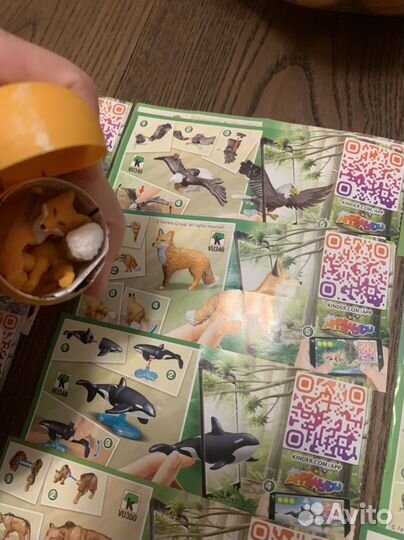 Киндер Животные, полный сет