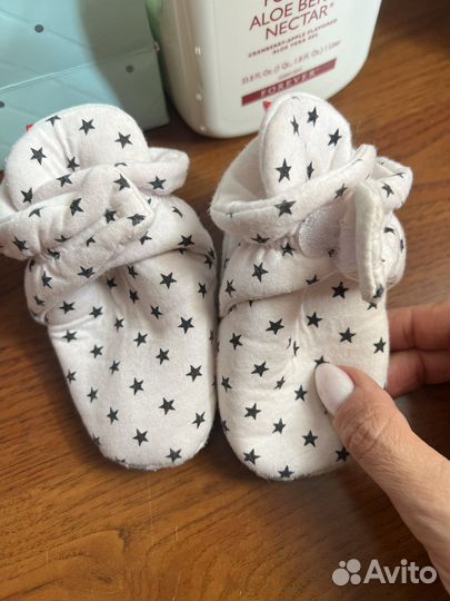 Пинетки носочки 6-12 мес