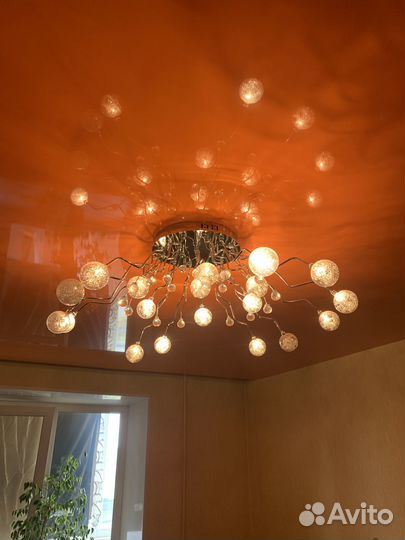 Люстра потолочная бу