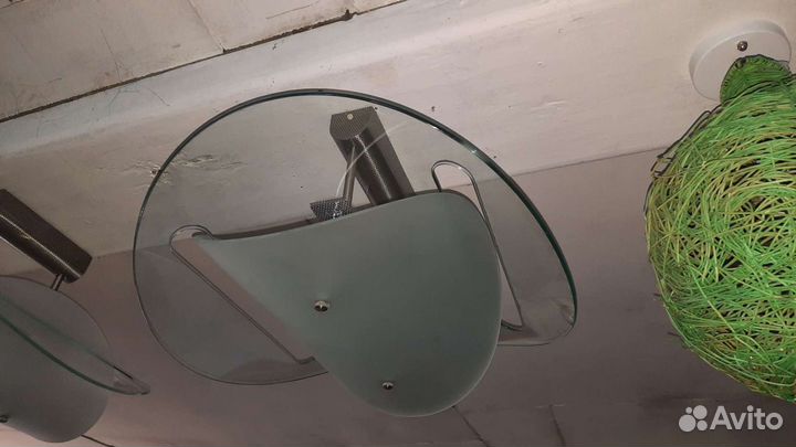 Люстры+бра, Люстра из ротанга