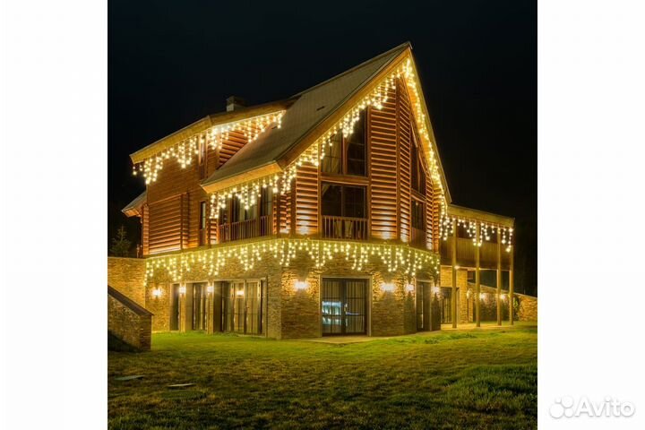 Гирлянда Бахрома уличная для фасада