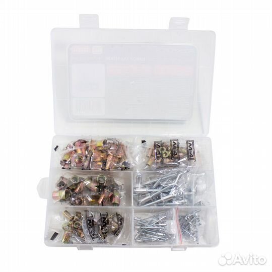 Набор заклепок комбинированный 165пр.(вытяжные: 2