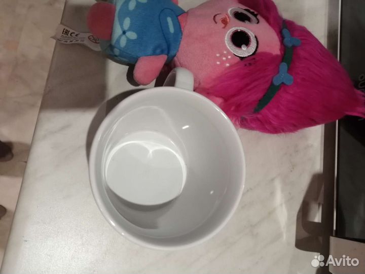 Кружка с мягкой игрушкой Розочкой