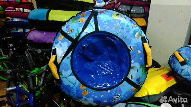 Тюбинг 95 см Ватрушка санки надувные в наличии