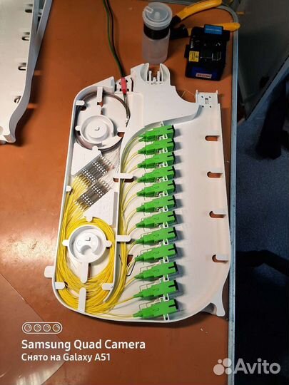 Сварка оптоволокна,тестирование оптичес