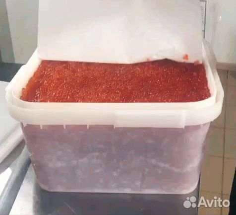 Красная икра кеты