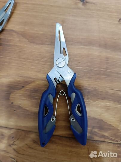 Плоскогубцы ножницы кусачки рыболовные малые 3в1