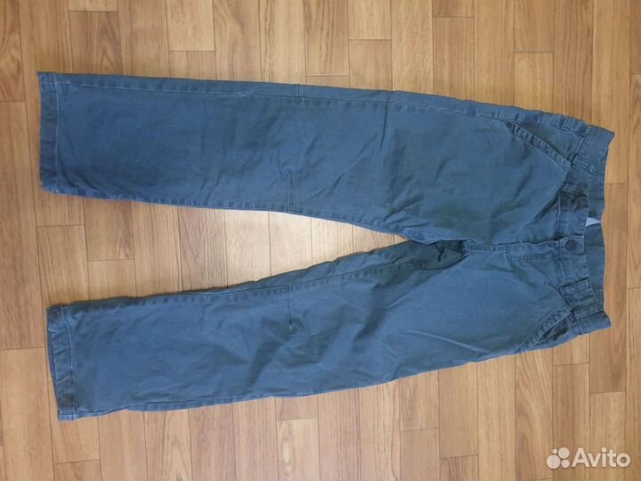 Брюки чёрные и синие рост 140, 158