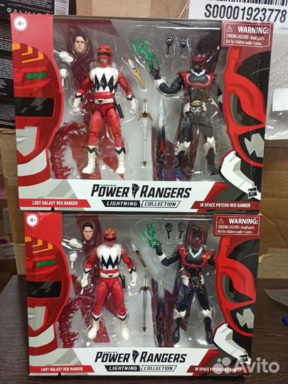 Power Rangers Lightning Collection Red Ranger & Ps