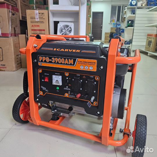 Бензиновый генератор Carver 3900AM
