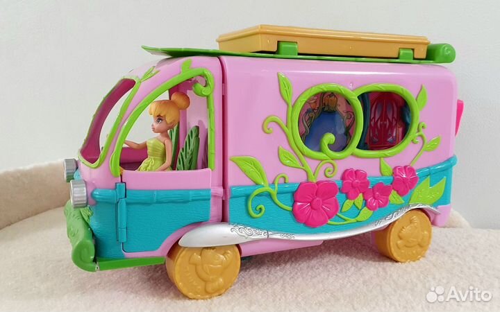Игровой набор машинка домик фея Динь Динь