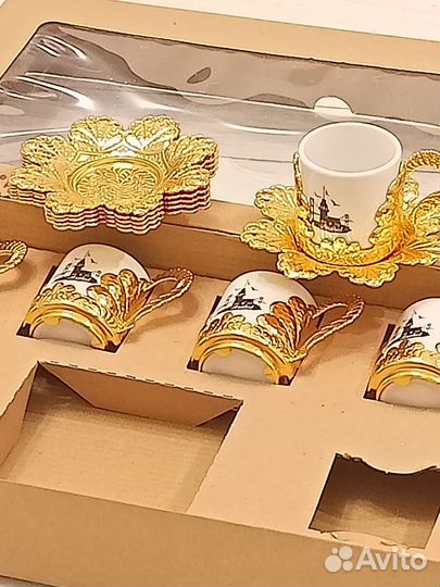 Кофейный сервиз с разносом. Турция