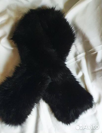Шарф меховой под черную лису
