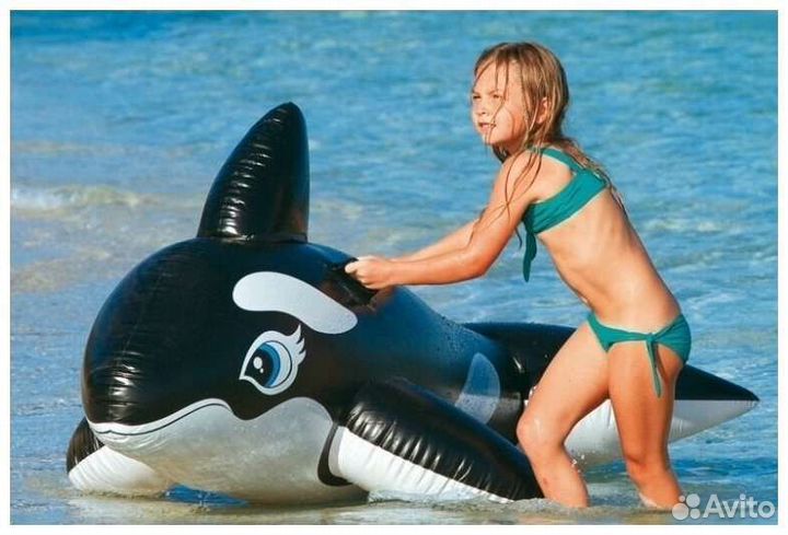 Надувной матрас intex в виде касатки