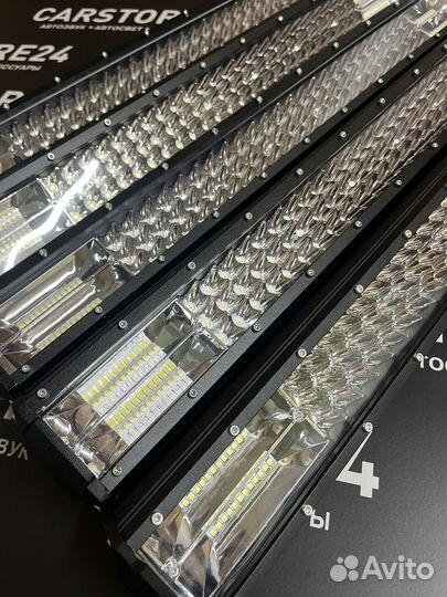 Светодиодная led балка 3х рядная 12/24