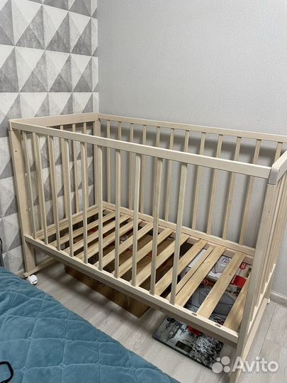 Детская кровать для малышей до 3-ёх лет