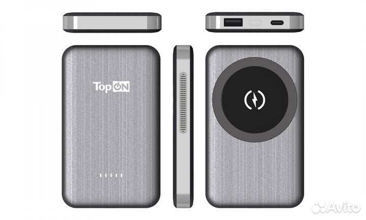 Внешний аккумулятор TOP-M10B 10000 mAh, синий