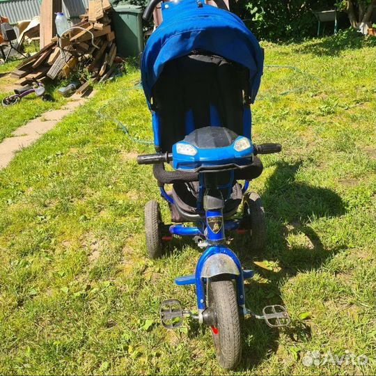 Велосипед с родительской ручкой