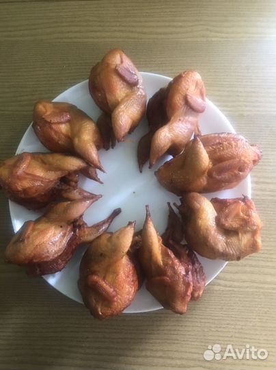 Перепела свежие и копчёные