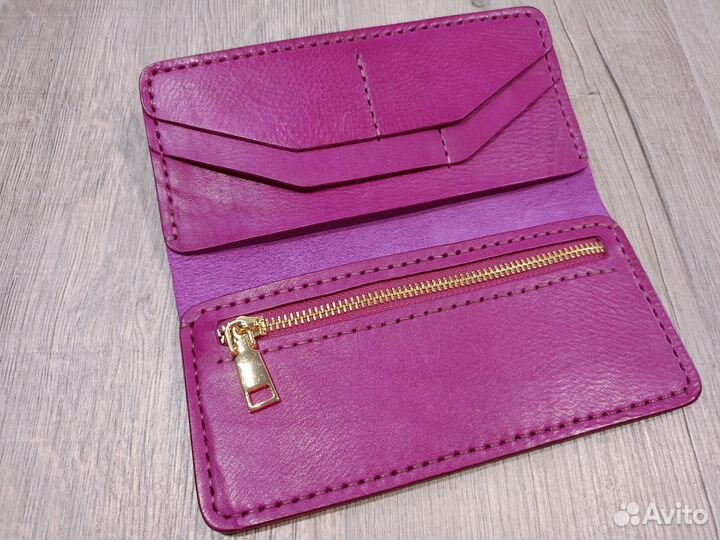 Кожаное портмоне, мужское, женское