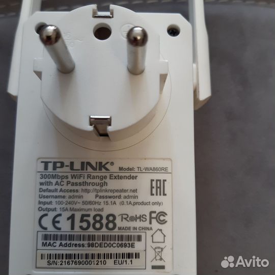 Усилитель беспроводного сигнала tp link tlwa860re