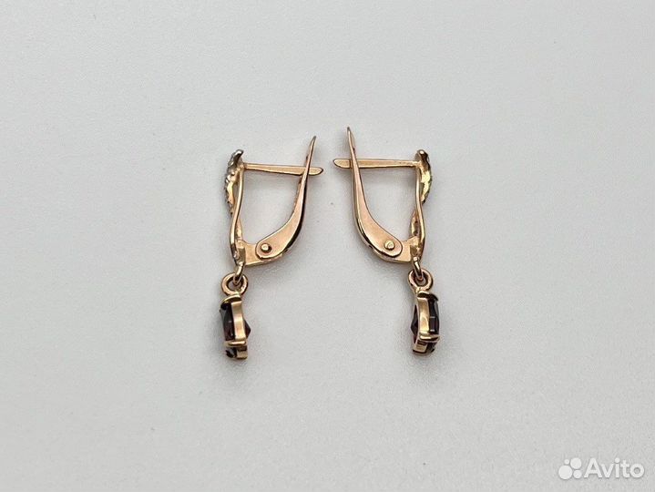 Золотые серьги 585 пробы