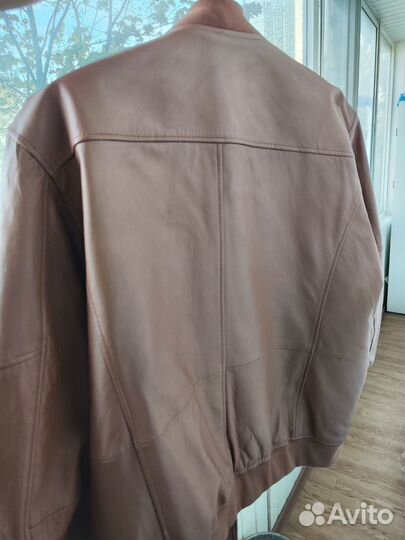 Кожаная куртка мужская