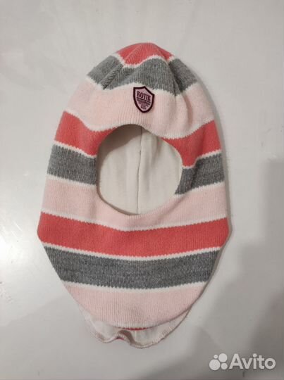 Шапка шлем зимняя для девочки