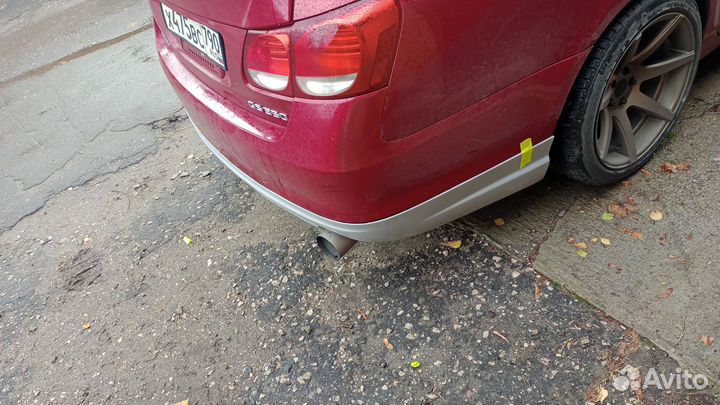 Накладка на рест бампер Lexus GS300 Prussian blue